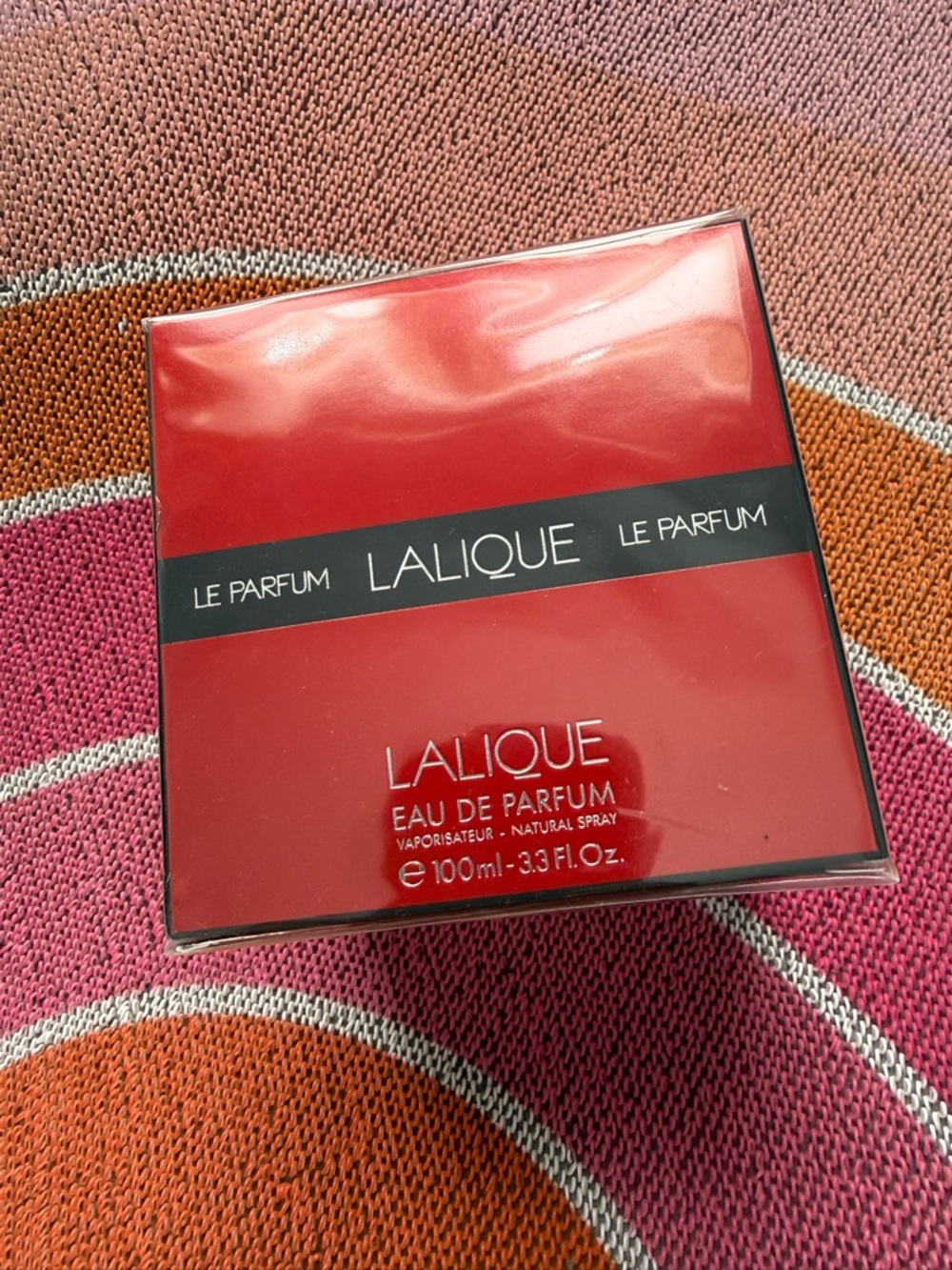 NIB 3.3oz Lalique Le Parfum Bold Red Eau de Parfum